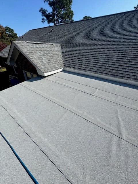 Seamless Flat Roofing in Wilmington NC