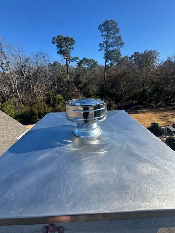 Gallery photos for Custom Stainless Steel Chimney Cap Installed in Wrightsville Beach NC: Image #1